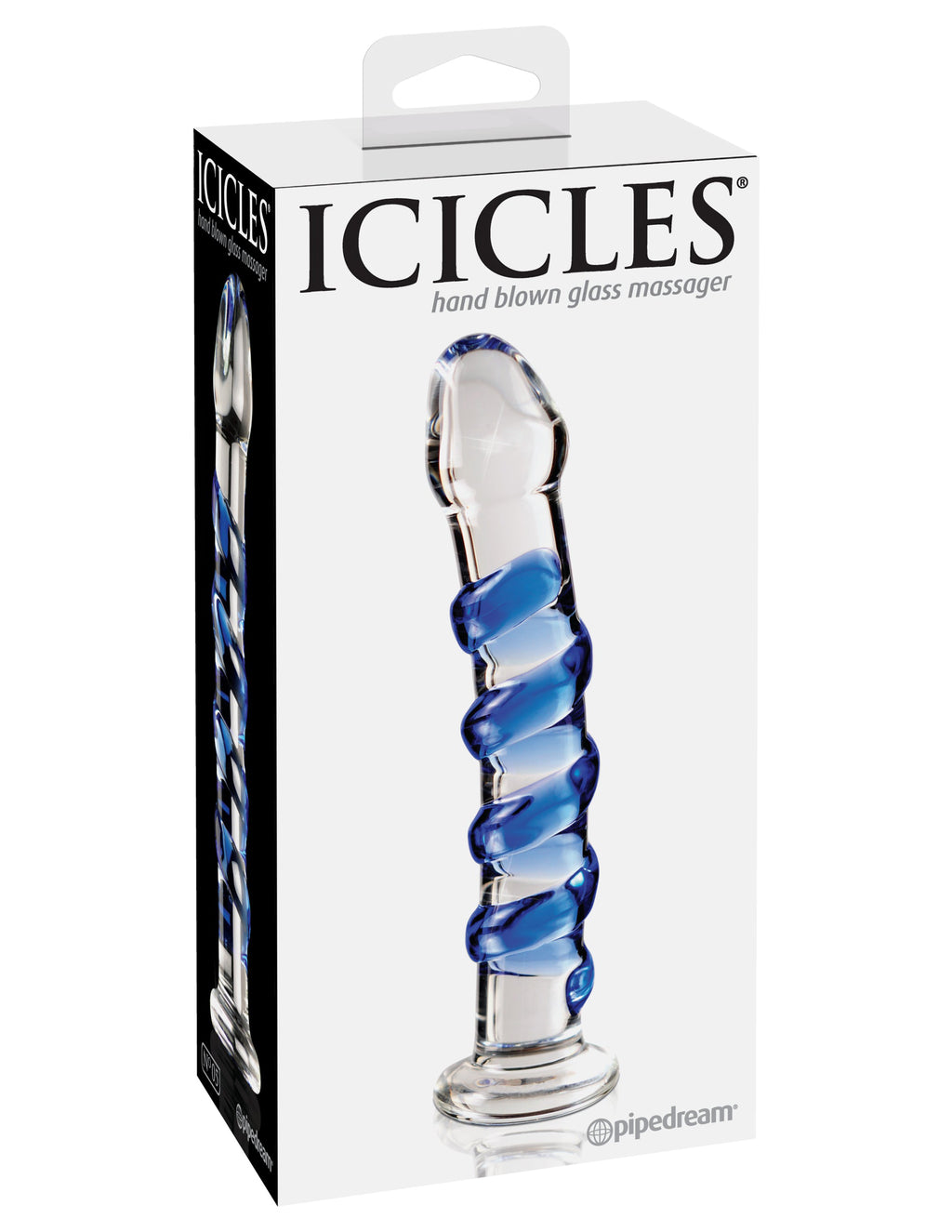 Icicles No. 05 Hand-Blown Glass Massager – Premium Borosilicate Glass