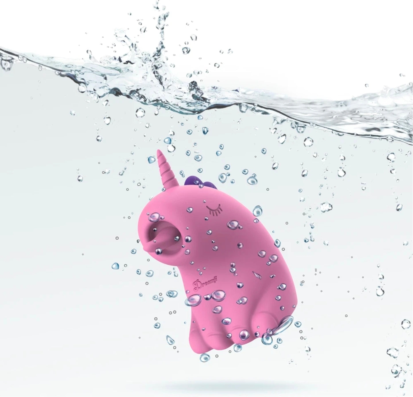 Dreamii Licks Unicorn Licking Stimulator – 10 Modes, USB Rechargeable, Pink