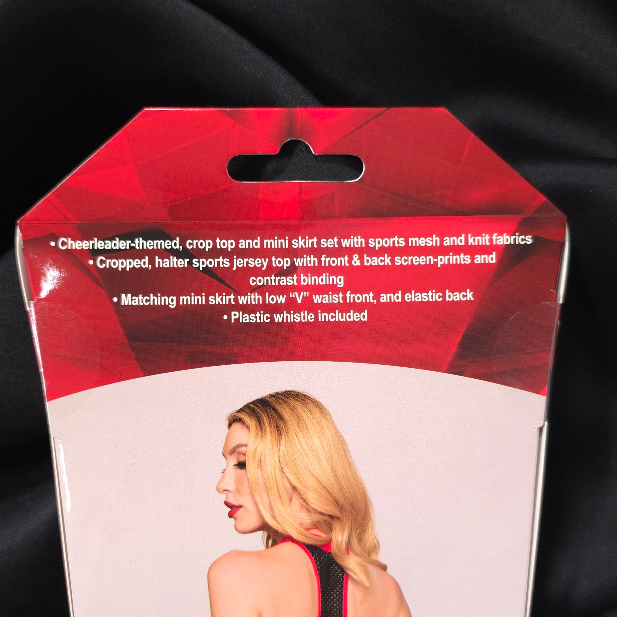 “Dreamgirl Tackle Me Cheerleader 2-Piece Crop Top & Mini Skirt Costume Set”