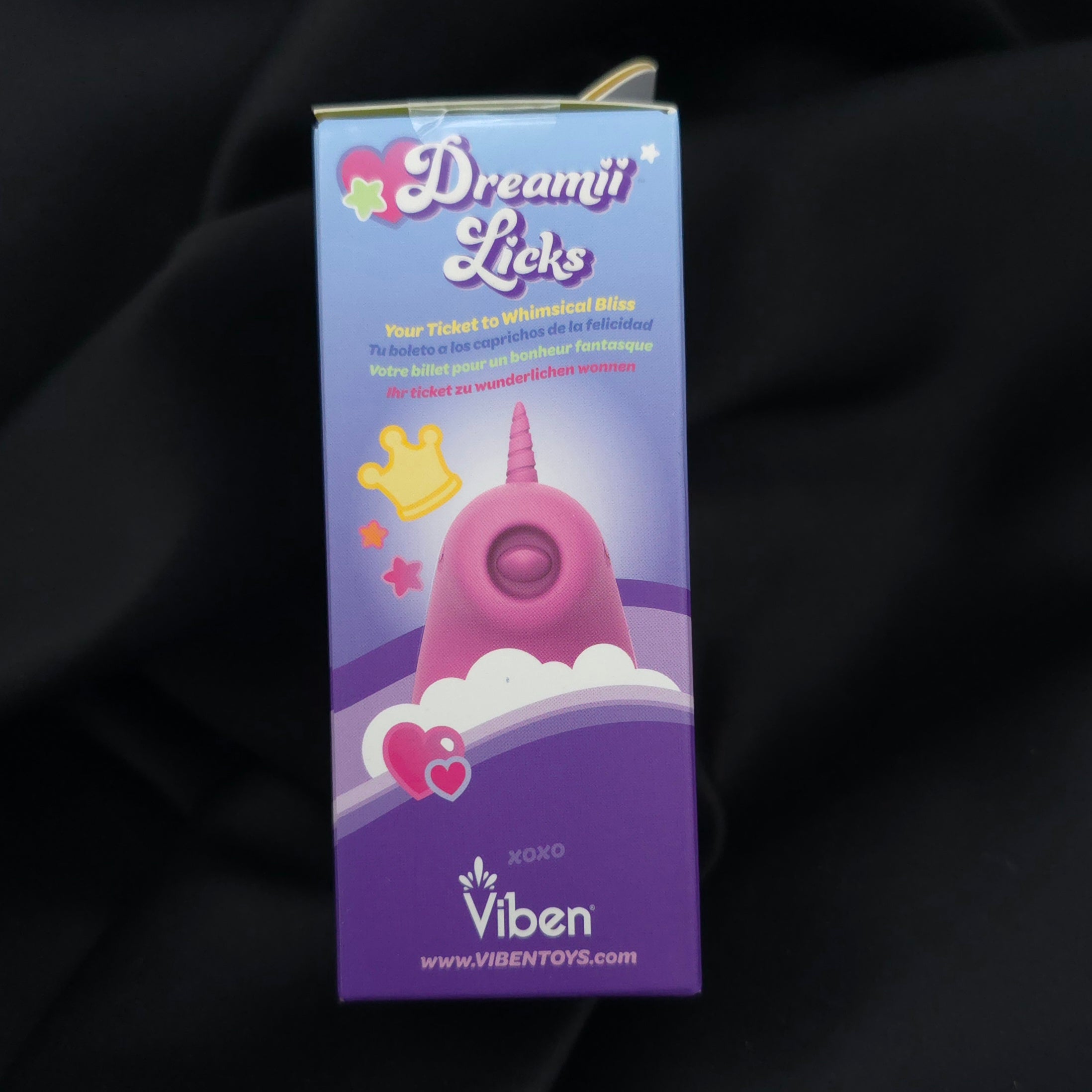 Dreamii Licks Unicorn Licking Stimulator – 10 Modes, USB Rechargeable, Pink