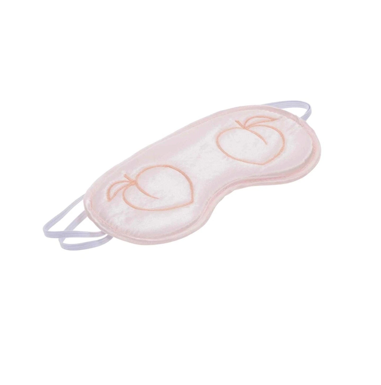 Sex & Mischief Peaches ’n Creme Satin Blindfold Soft Padded Eye Mask Peach