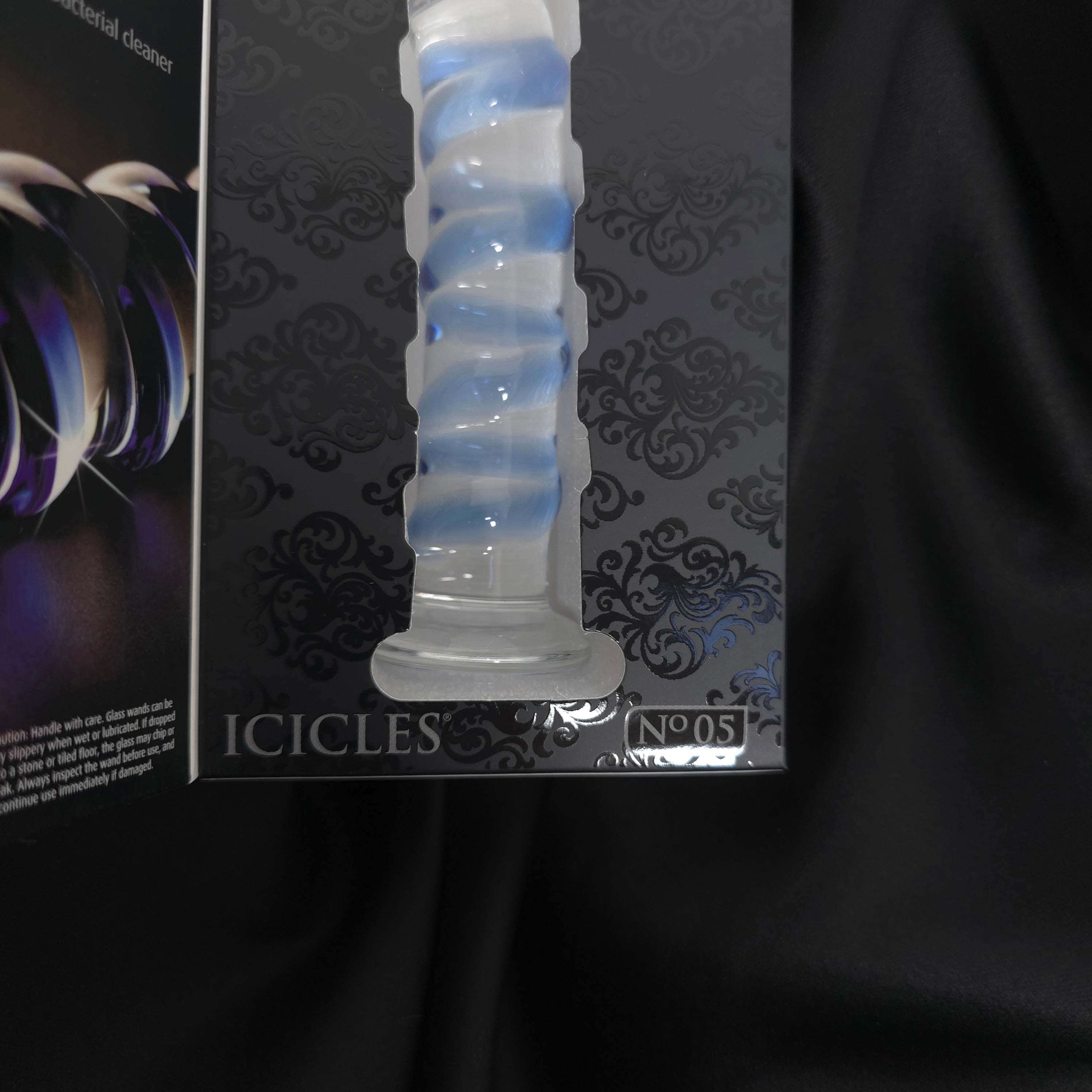 Icicles No. 05 Hand-Blown Glass Massager – Premium Borosilicate Glass