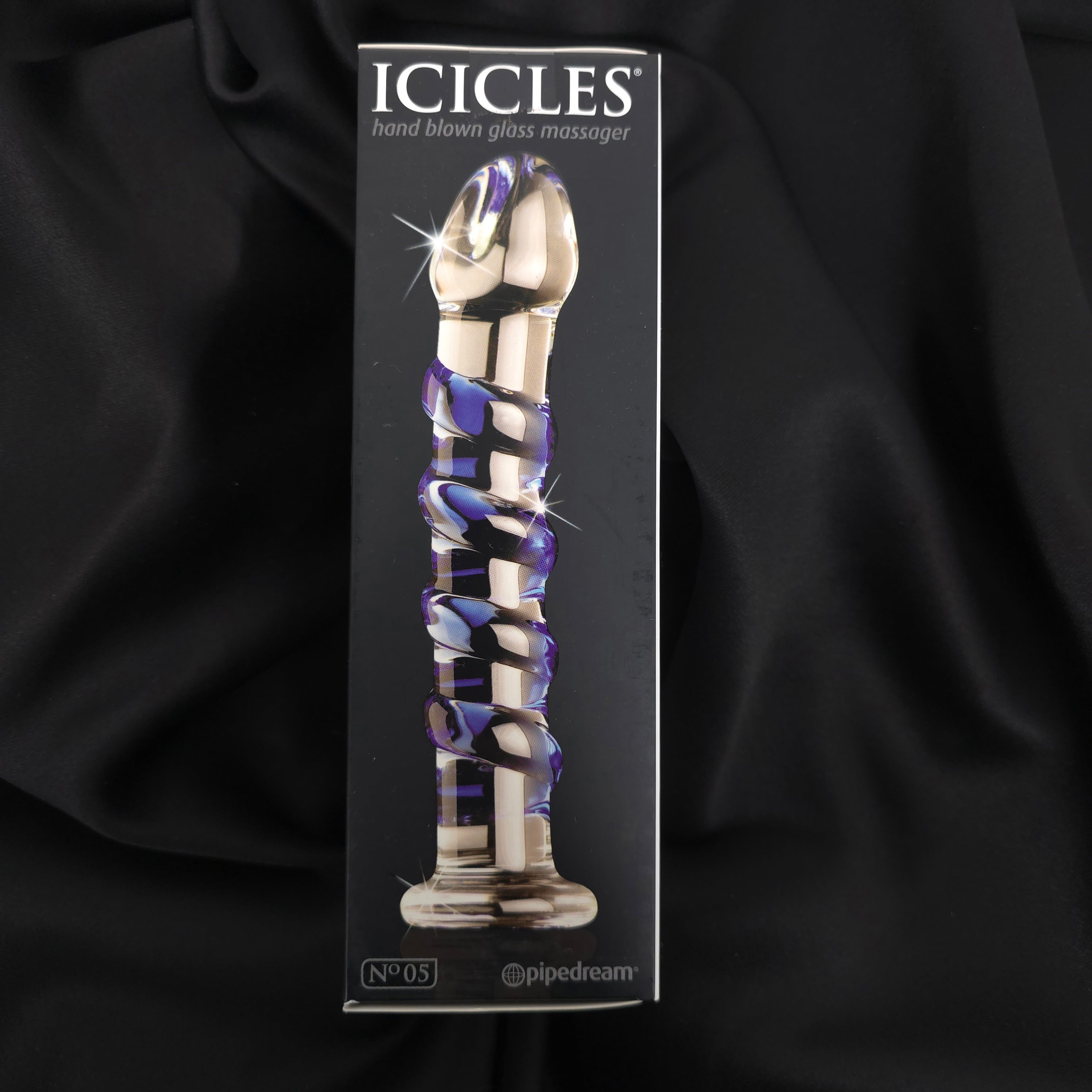 Icicles No. 05 Hand-Blown Glass Massager – Premium Borosilicate Glass