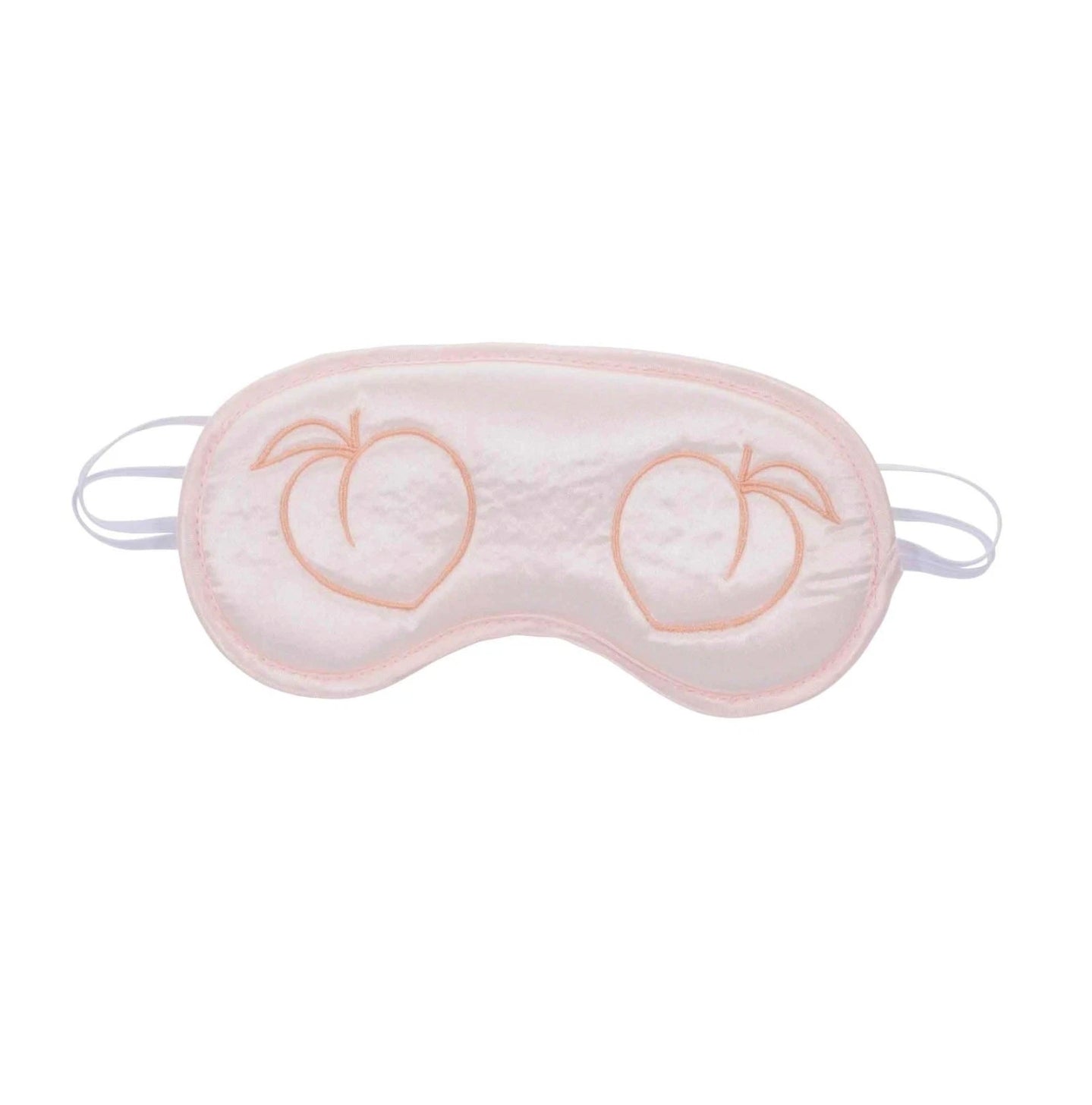 Sex & Mischief Peaches ’n Creme Satin Blindfold Soft Padded Eye Mask Peach