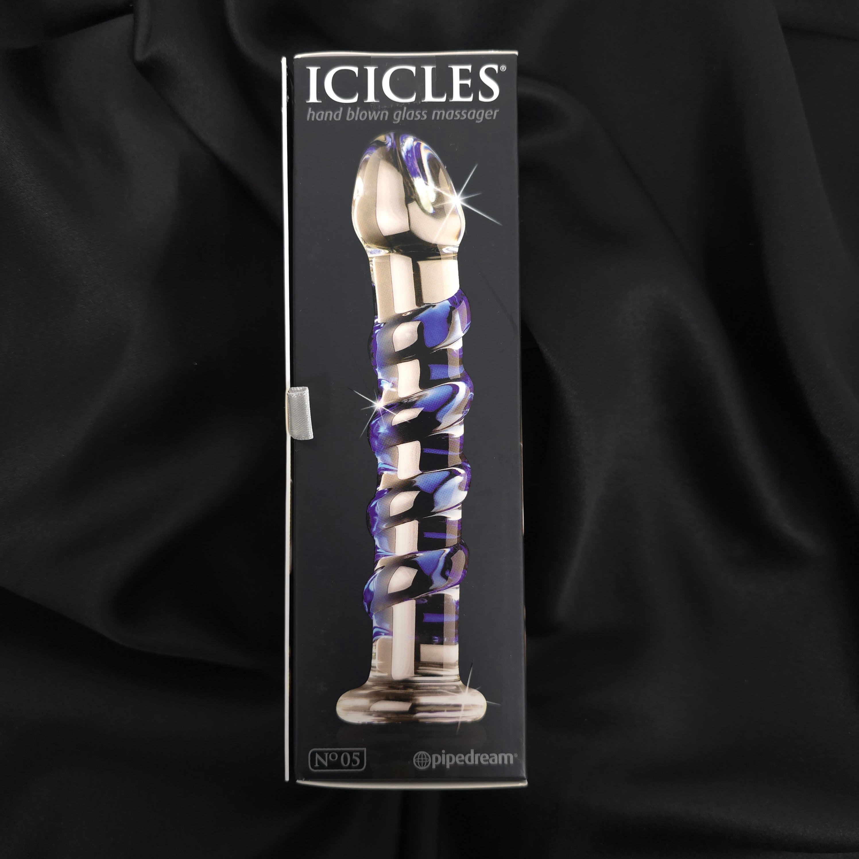 Icicles No. 05 Hand-Blown Glass Massager – Premium Borosilicate Glass