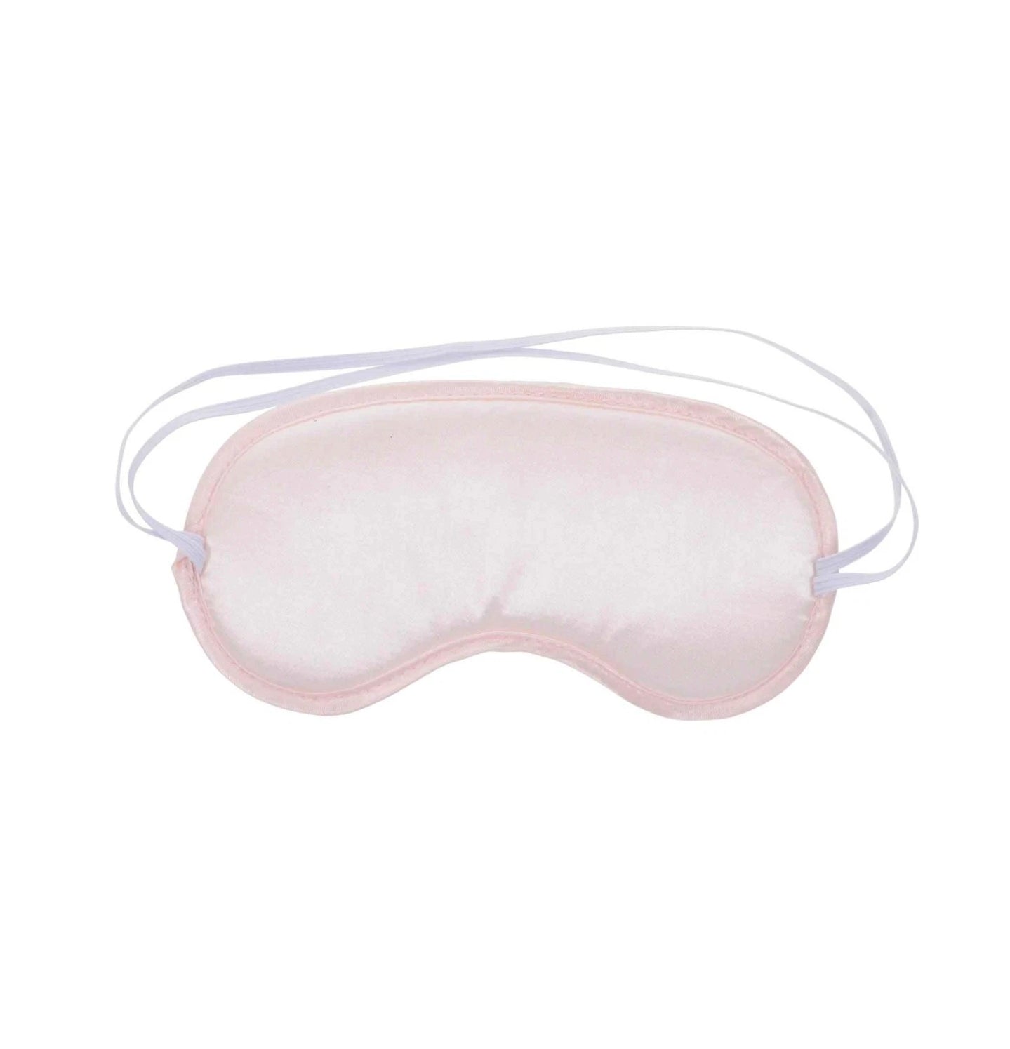 Sex & Mischief Peaches ’n Creme Satin Blindfold Soft Padded Eye Mask Peach