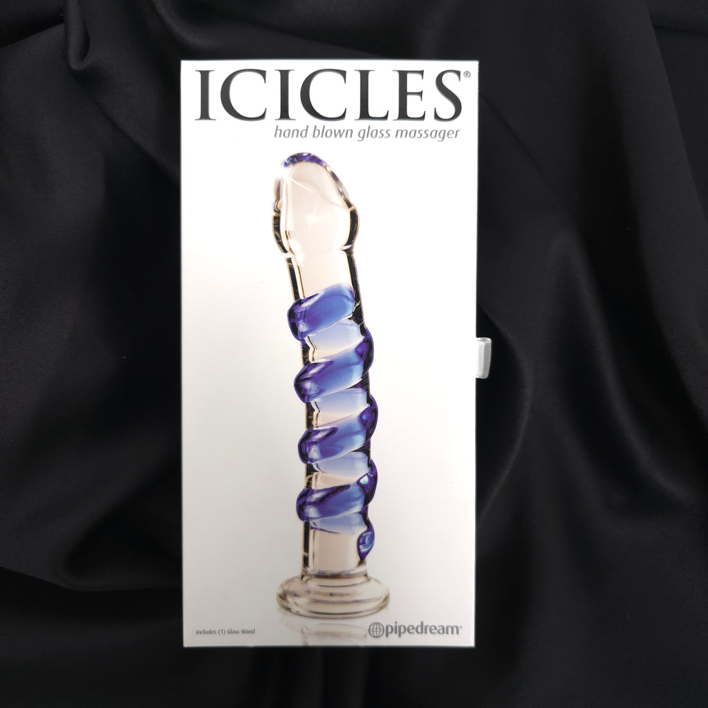 Icicles No. 05 Hand-Blown Glass Massager – Premium Borosilicate Glass