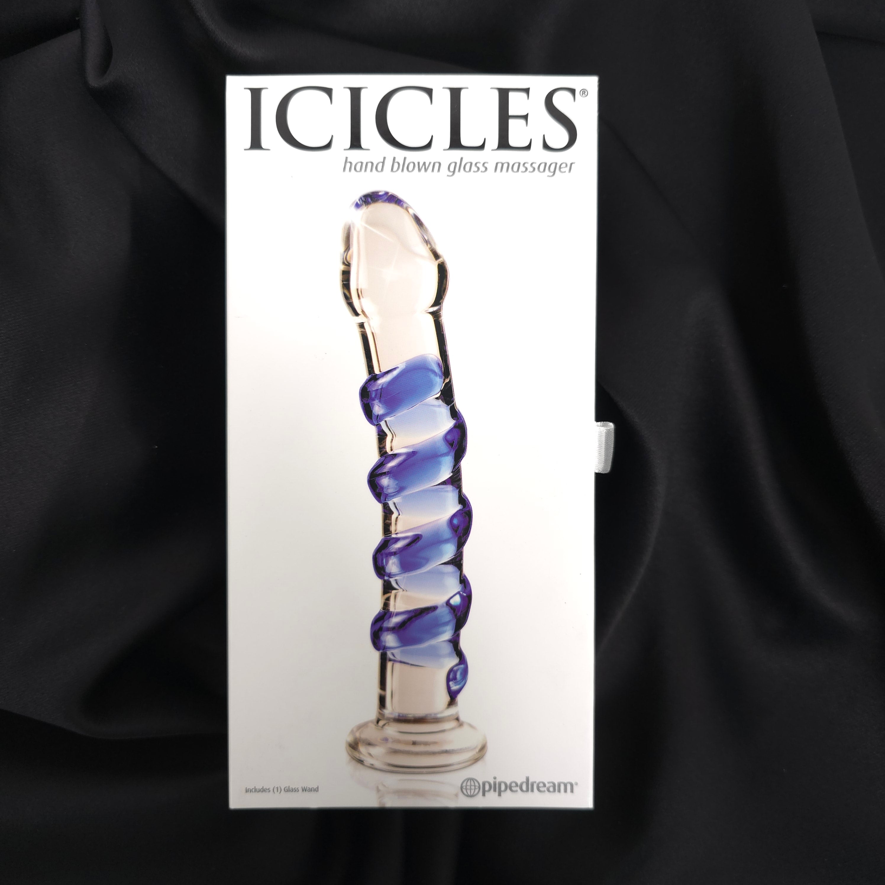 Icicles No. 05 Hand-Blown Glass Massager – Premium Borosilicate Glass