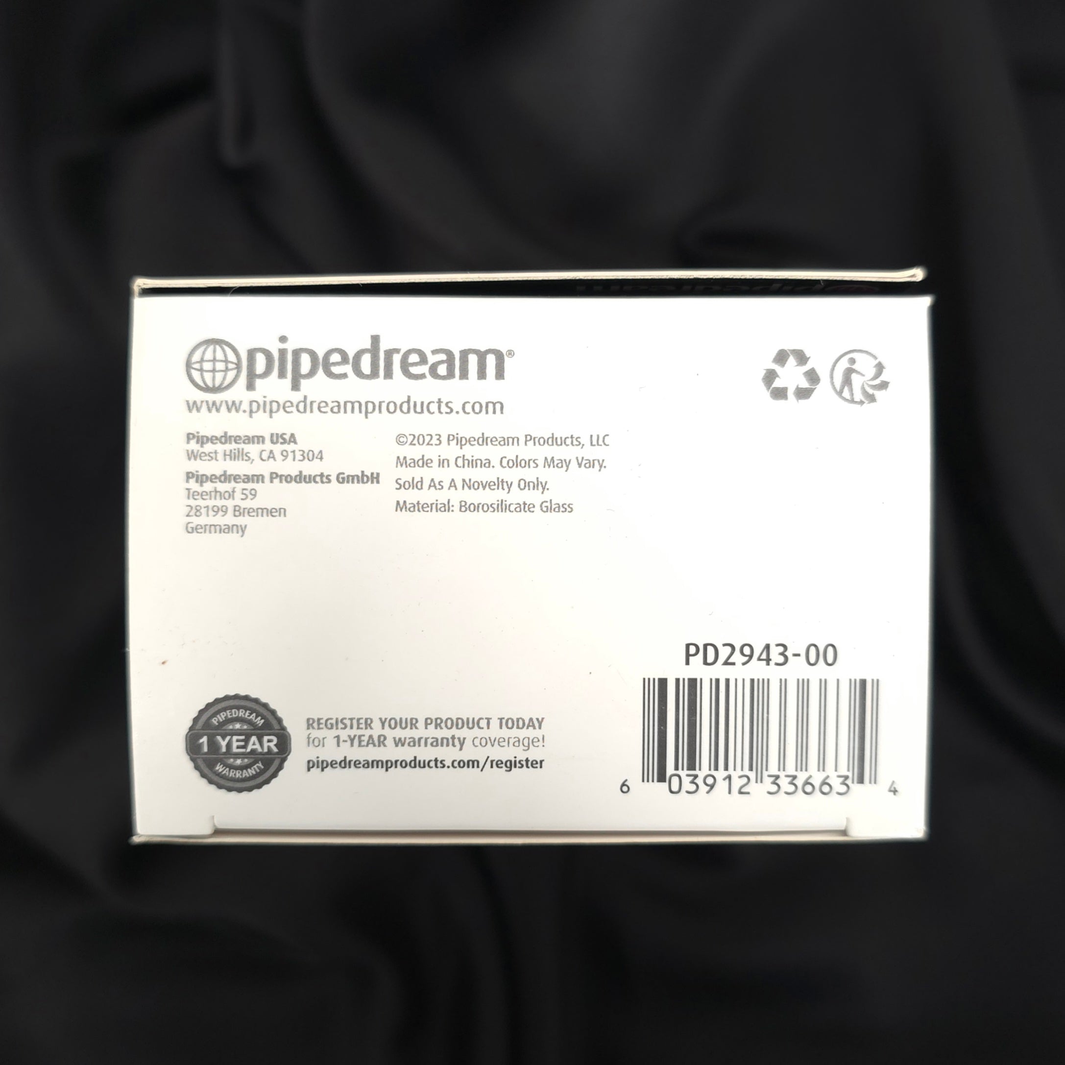 Icicles No. 43 Glass Massager – Hand-Blown, Borosilicate, Pink